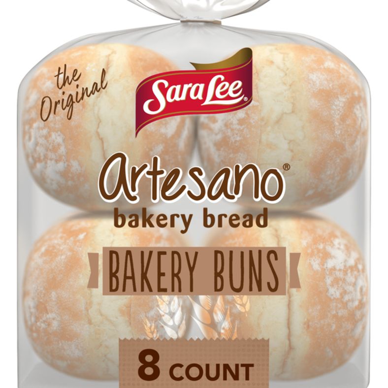 Sara Lee Artesano, 8 count, White Bakery Buns