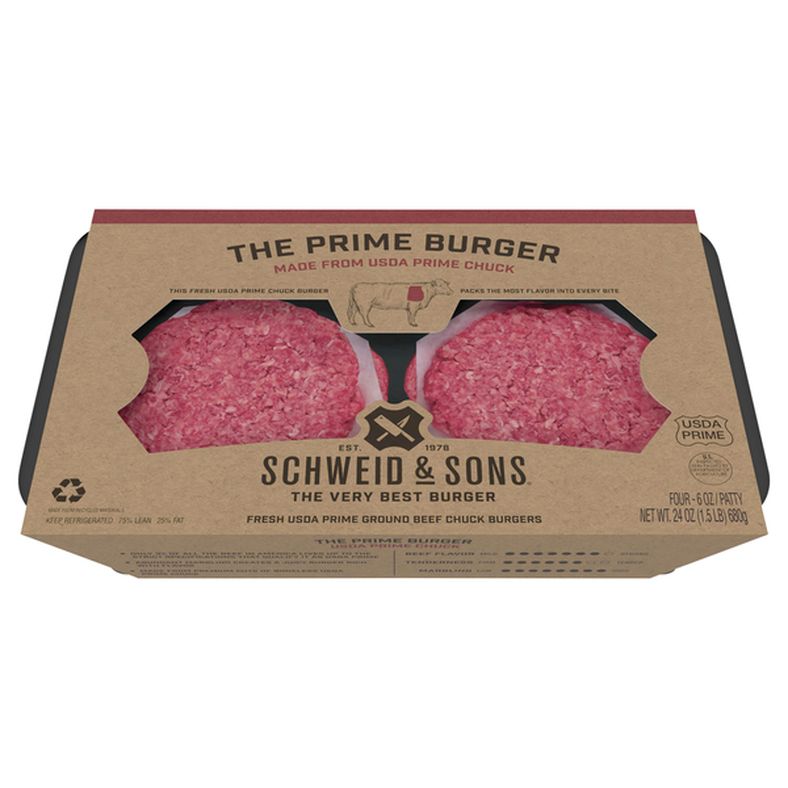 Schweid & Sons The Prime Burger, Beef Burger