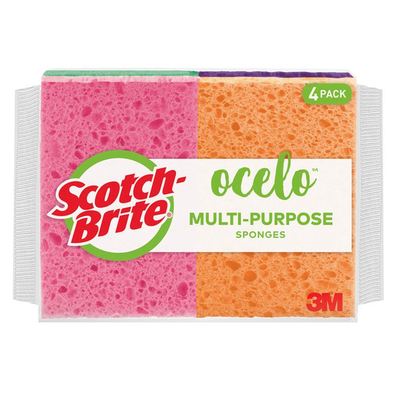 Scotch-Brite Ocelo Handy Sponge, Assorted Colors
