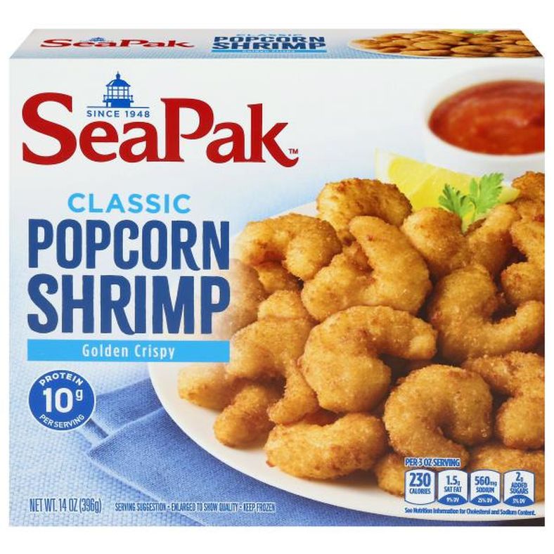 SeaPak Popcorn Shrimp with Oven Crispy Breading, Delicious Seafood