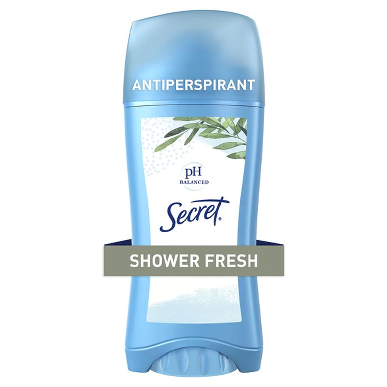 Secret Invisible Solid Antiperspirant and Deodorant, Shower Fresh