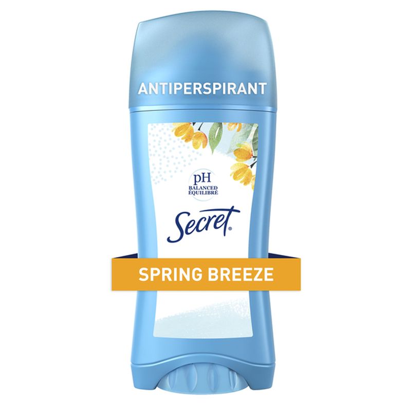 Secret Invisible Solid Antiperspirant and Deodorant, Spring Breeze