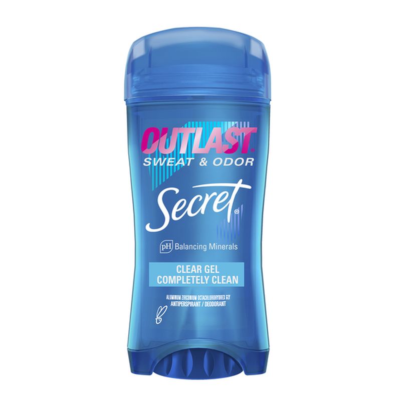 Secret Outlast Clear Gel Antiperspirant Deodorant for Women, Completely Clean