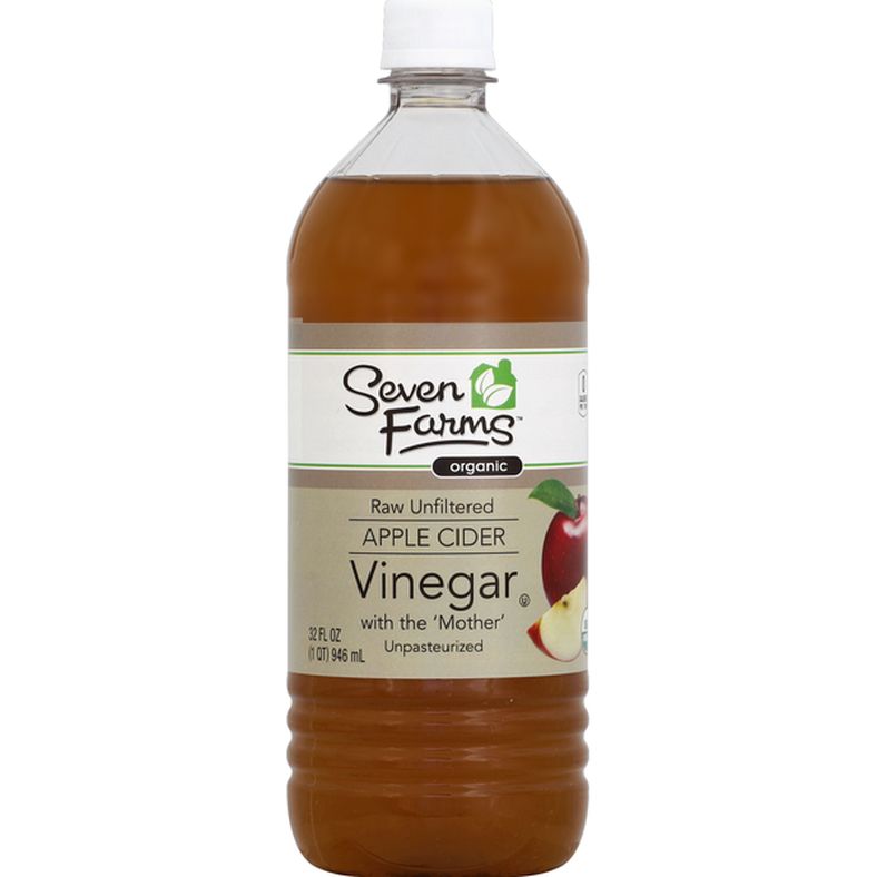 Seven Farms Apple Cider Vinegar, Organic, Raw Unfiltered