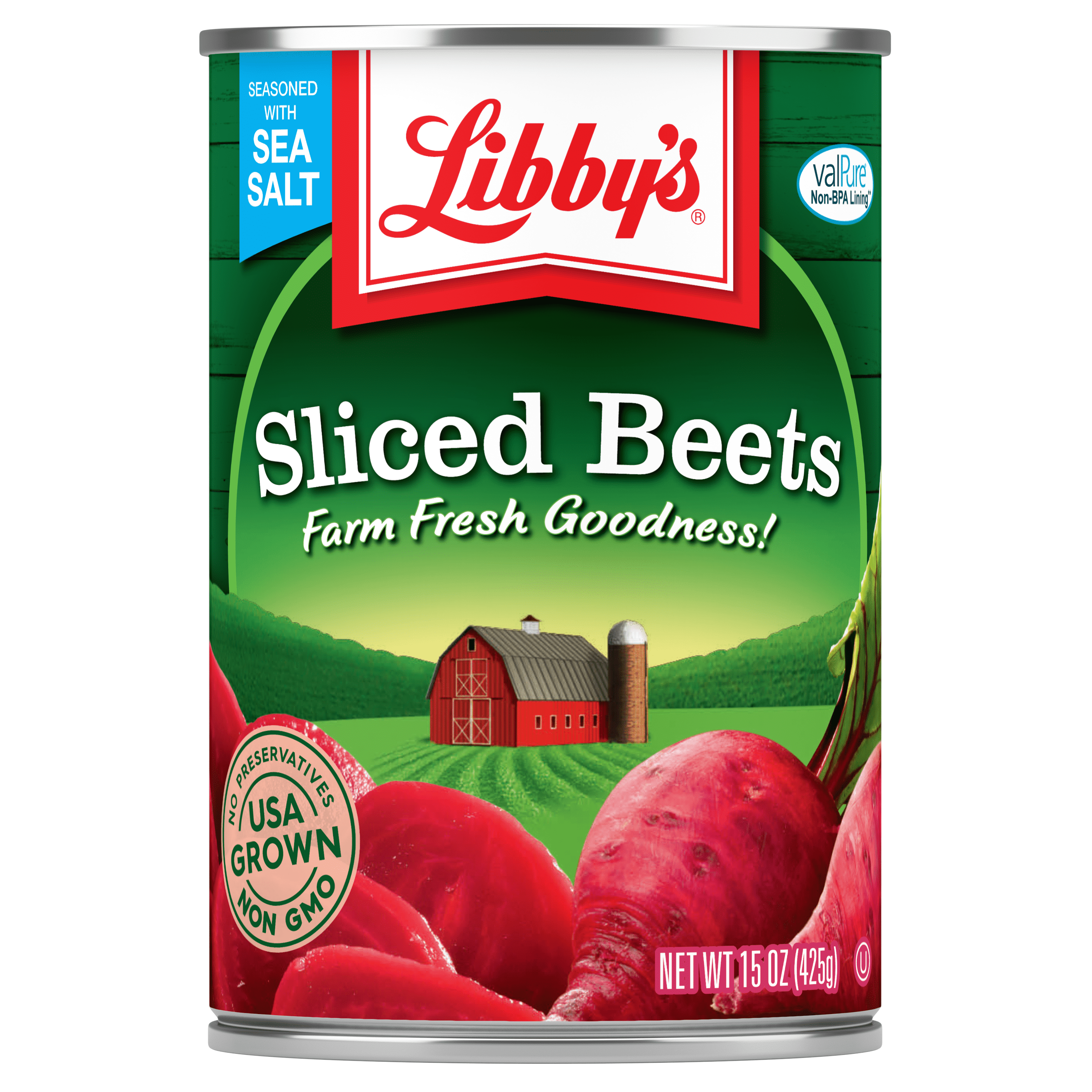 Sliced Beets, Canned Vegetables, 15 oz