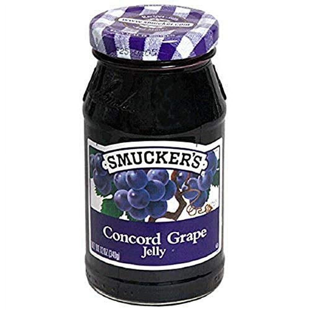 Smucker's Concord Grape Jelly, 12 oz, 6 Pack