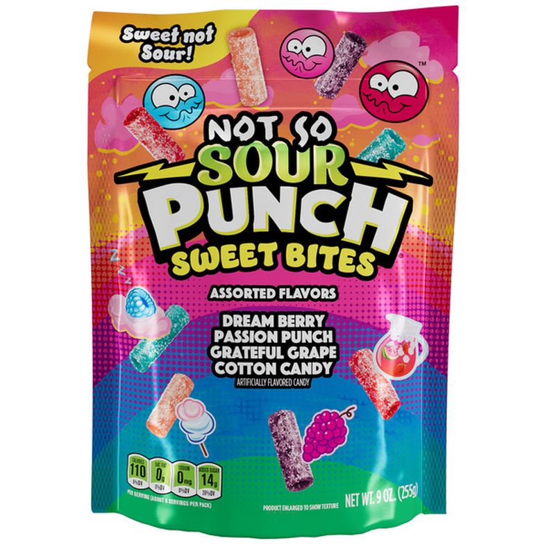 Sour Punch Sweet Bites Assorted Flavors Candy