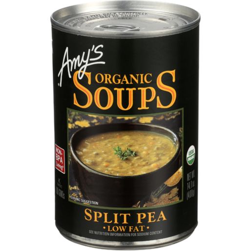 Amy's Kitchen Organic Split Pea Low Fat Soup - Available at Green Garden Foods on StoresGo