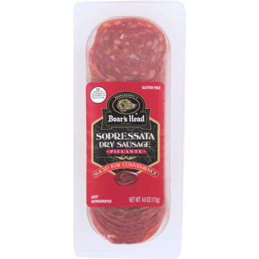 Boar's Head Sliced Sopressata Dry Sausage