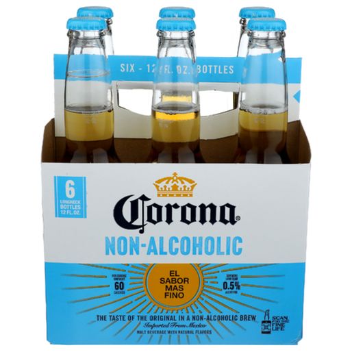 Corona Non-Alcoholic 6 Pack Bottles