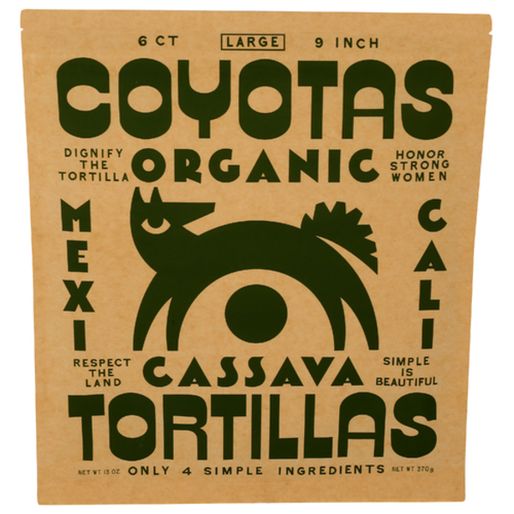 Coyotas Organic Tortillas Organic 4 Inch Cassava Tortillas (4 oz)