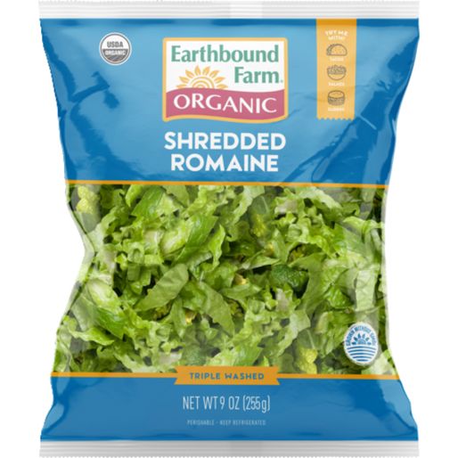 Earthbound Farm Organic Shredded Romaine Lettuce