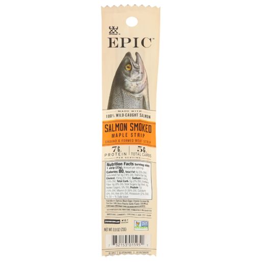EPIC Smoked Maple Salmon Fillet Strip