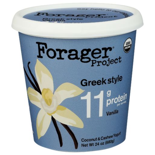 Forager Project Organic Vanilla Cinnamon Greek Style Coconut &amp; Cashew Yogurt Alternative (3 20 oz)