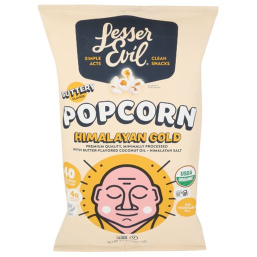 Gheelish Organic Lightly Buttered Ghee Popcorn (98072022 l)