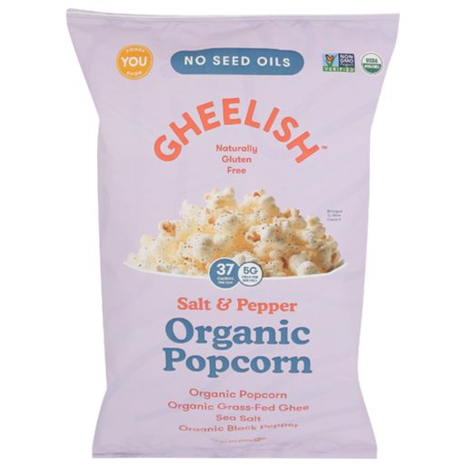 Gheelish Organic Sweet Cinnamon Ghee Popcorn (4 4 oz)