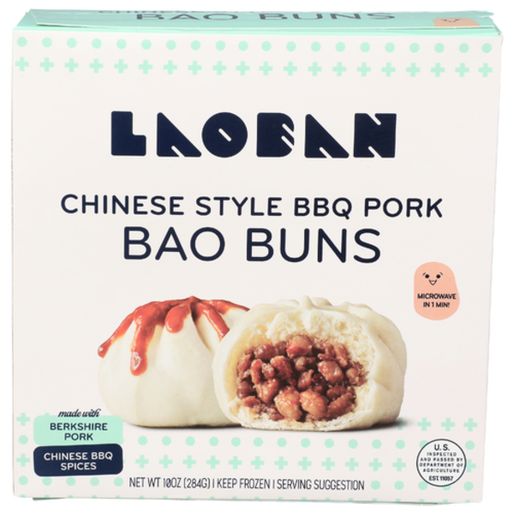 Laoban Chinese Style BBQ Pork Bao Buns