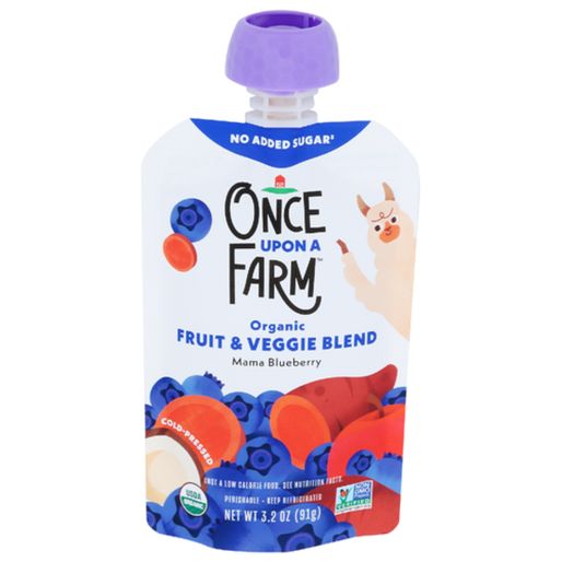 Once Upon a Farm Organic Mama Bear Blueberry Veggie Blend