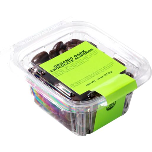 Organic Dark Chocolate Almonds (1 lb)