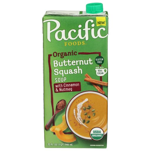 Pacific Foods Organic Cinnamon & Nutmeg Butternut Squash Soup - Available at Green Garden Foods on StoresGo