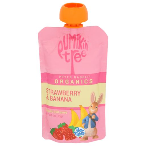 Peter Rabbit Organics Strawberry & Banana Puree