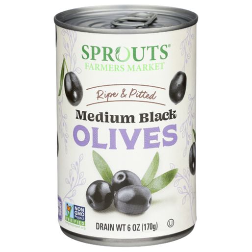 Sprouts Medium Ripe Black Olives - Available at Green Garden Foods on StoresGo