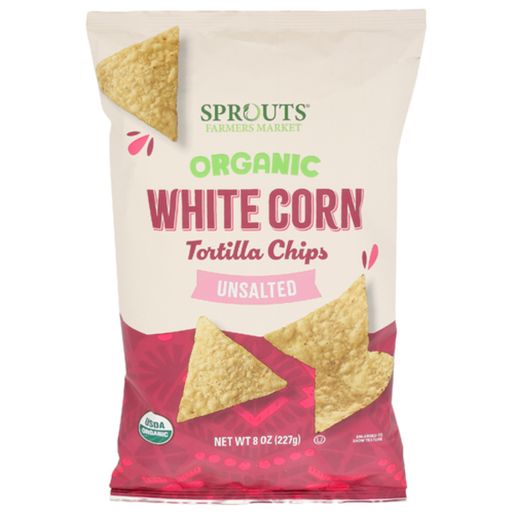 Sprouts Organic Sea Salt Yellow Corn Chips (6 ct)