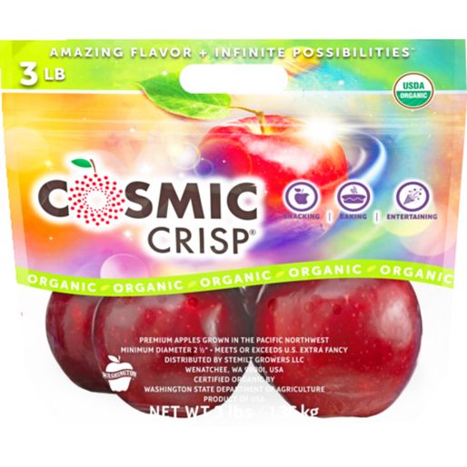 Stemilt World Famous Fruit Organic Cosmic Crisp Apples