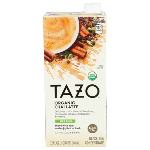 TAZO TEA Organic Chai Spiced Black Latte