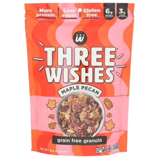 Three Wishes Maple Pecan Grain Free Granola