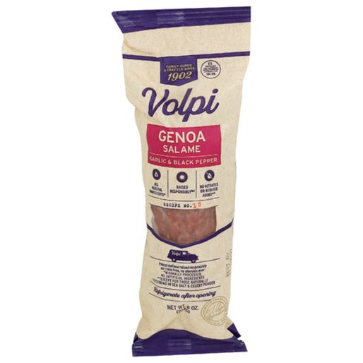 Volpi Garlic & Black Pepper Genoa Salame