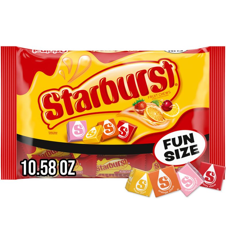 STARBURST Original Fruit Chews Chewy Candy Fun Size