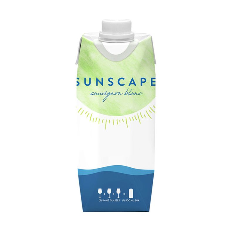 Sunscape Sauvignon Blanc, White Wine, 500mL