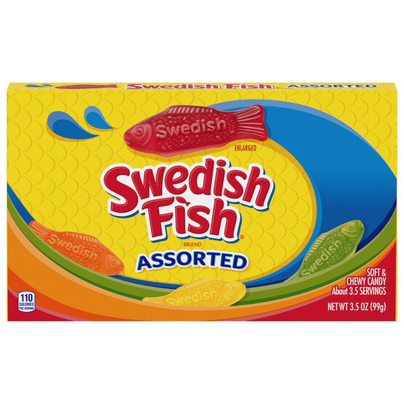 Swedish Fish Candy, Assorted, Soft & Chewy