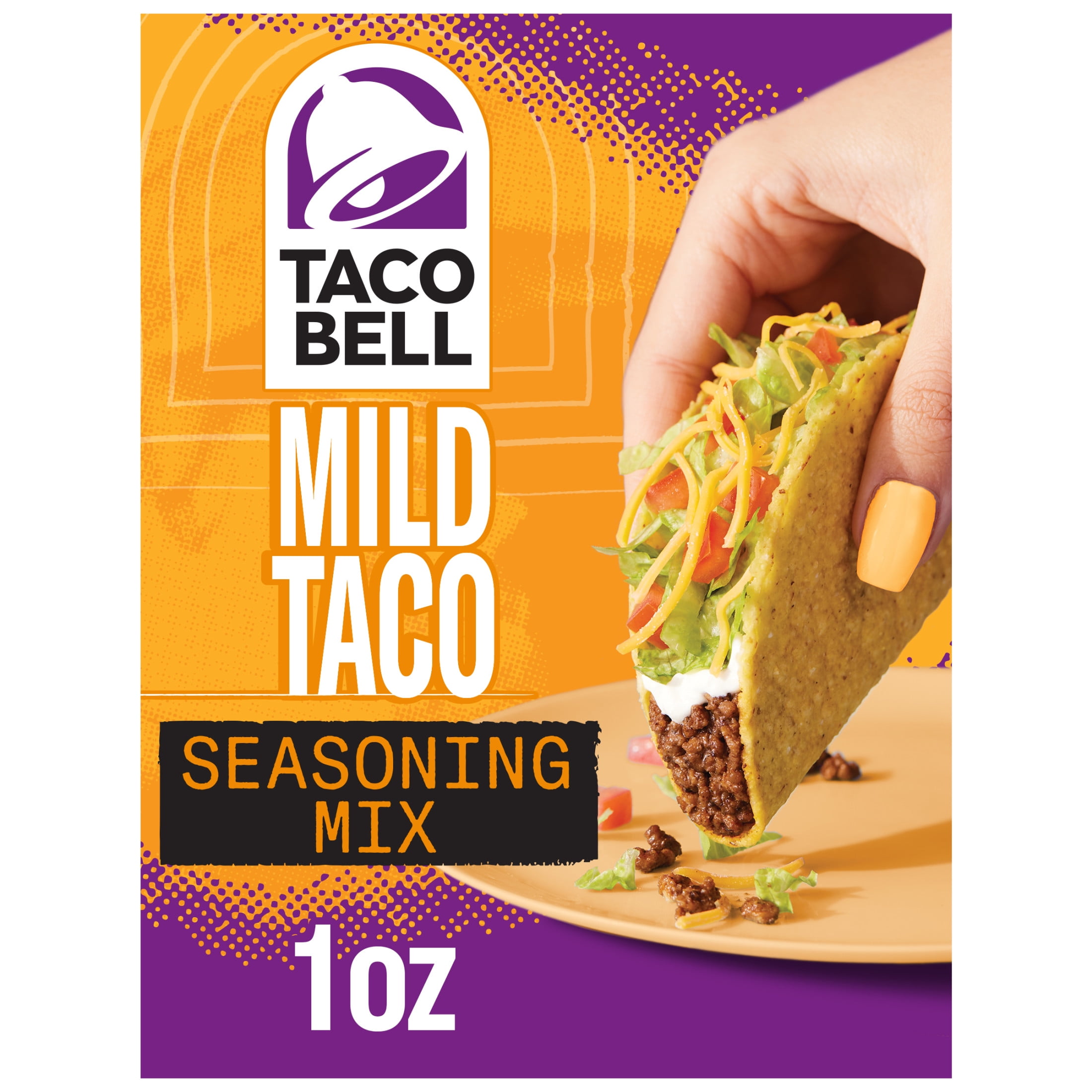 Taco Bell Mild Taco Seasoning Mix, 1 oz Packet