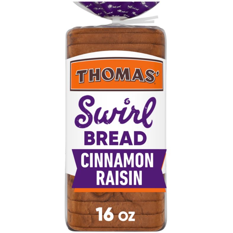 Thomas’ Cinnamon Raisin Swirl Bread