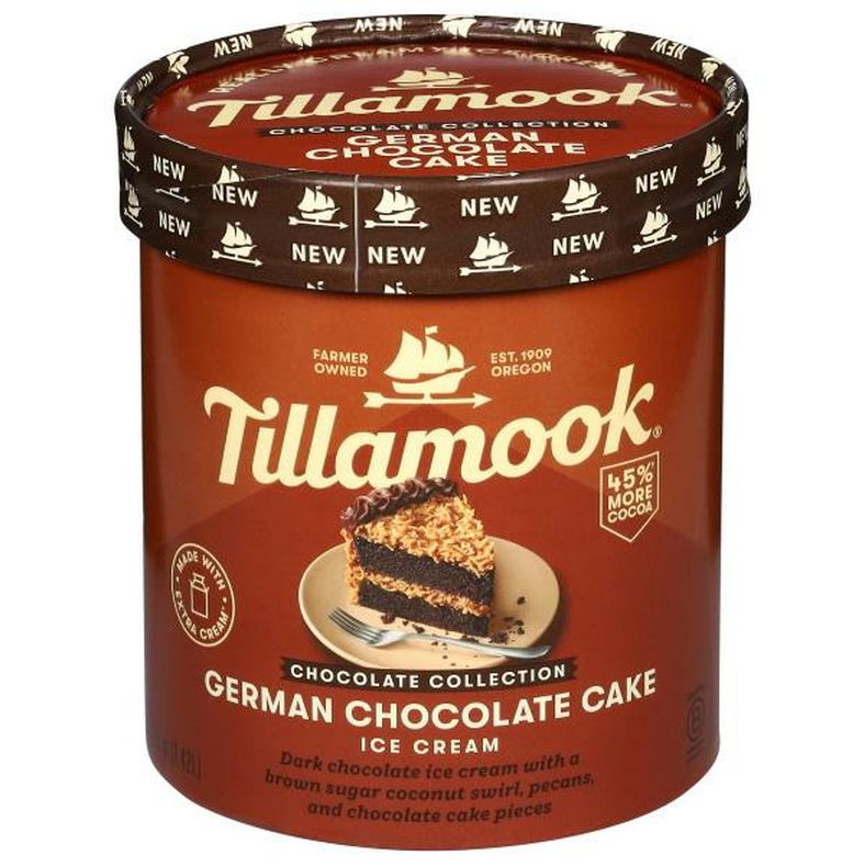 Tillamook Tillamook Chocolate Collection German Chocolate Cake Ice Cream, 48 oz, 48oz