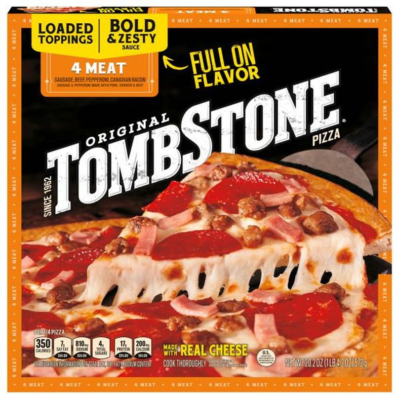 Tombstone Four Meat Frozen Pizza