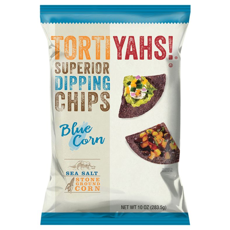 TORTIYAHS! Dipping Chips, Sea Salt, Blue Corn, Superior