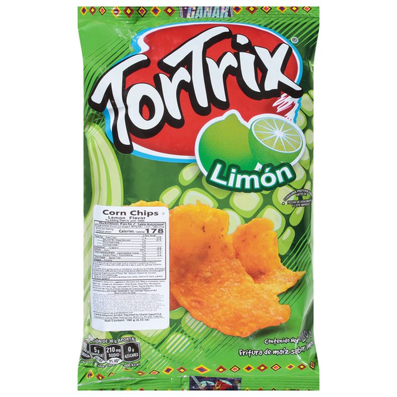 Tortrix Corn Chips, Lemon Flavor
