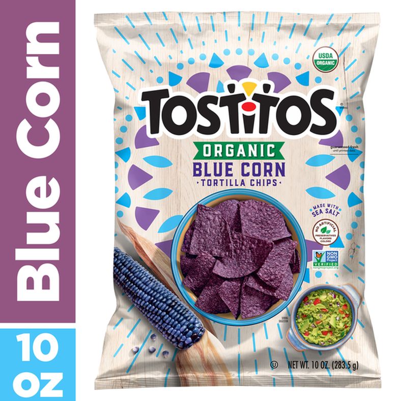 Tostitos Organic Tortilla Chips Blue Corn