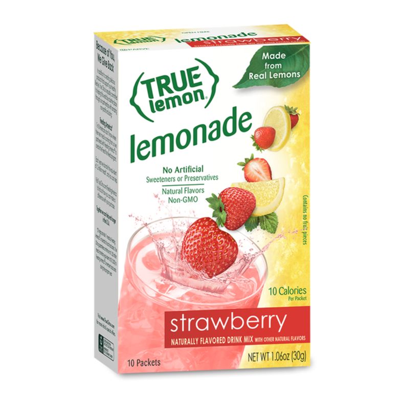 True Lemon Strawberry Lemonade Drink Mix