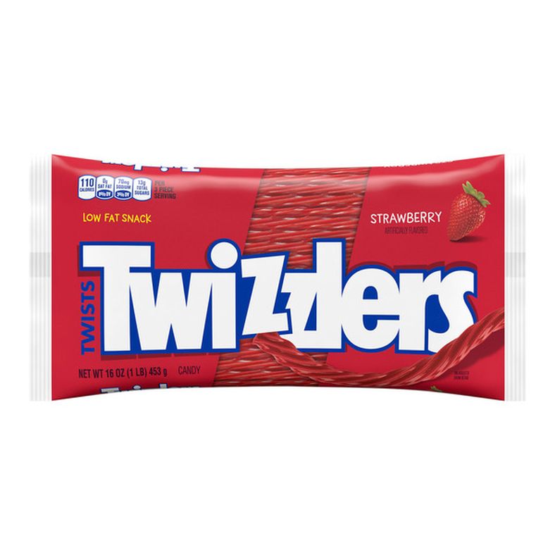 Twizzlers Strawberry Flavored Licorice Style Low Fat Candy