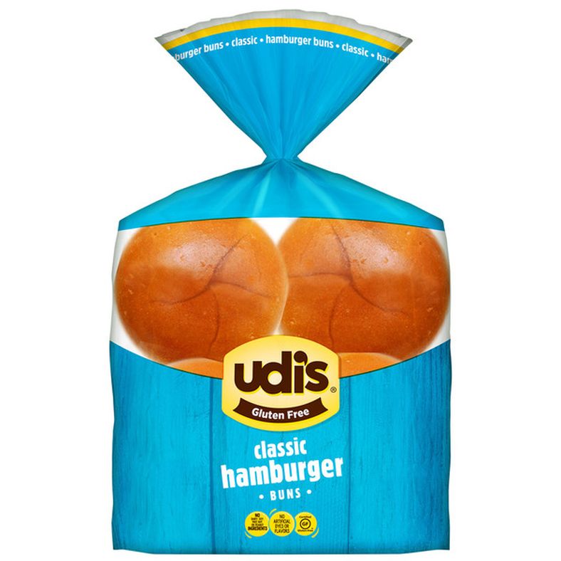 Udi's Gluten Free Classic Hamburger Buns