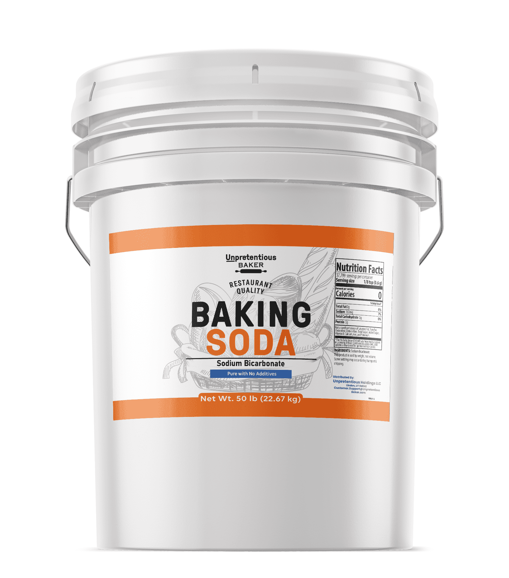 Unpretentious Baker, Baking Soda, Cooking, Baking, Cleaning & More 5 Gallon