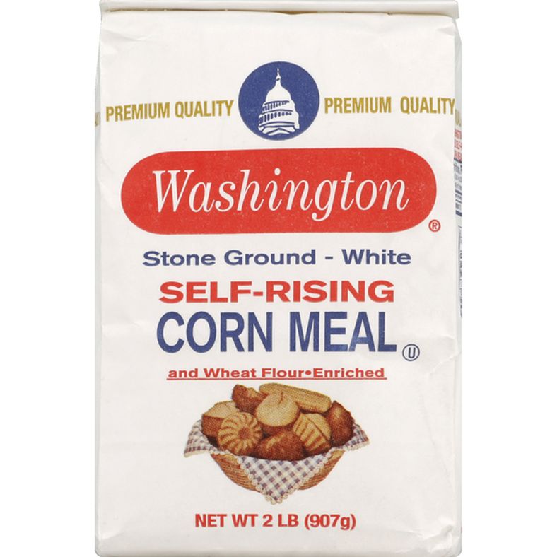 Washington Corn Meal, Stone-Ground White, Self-Rising