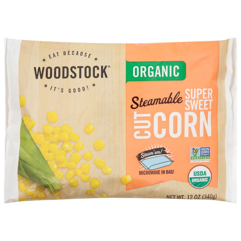 WOODSTOCK Organic Steamable Super Sweet Corn