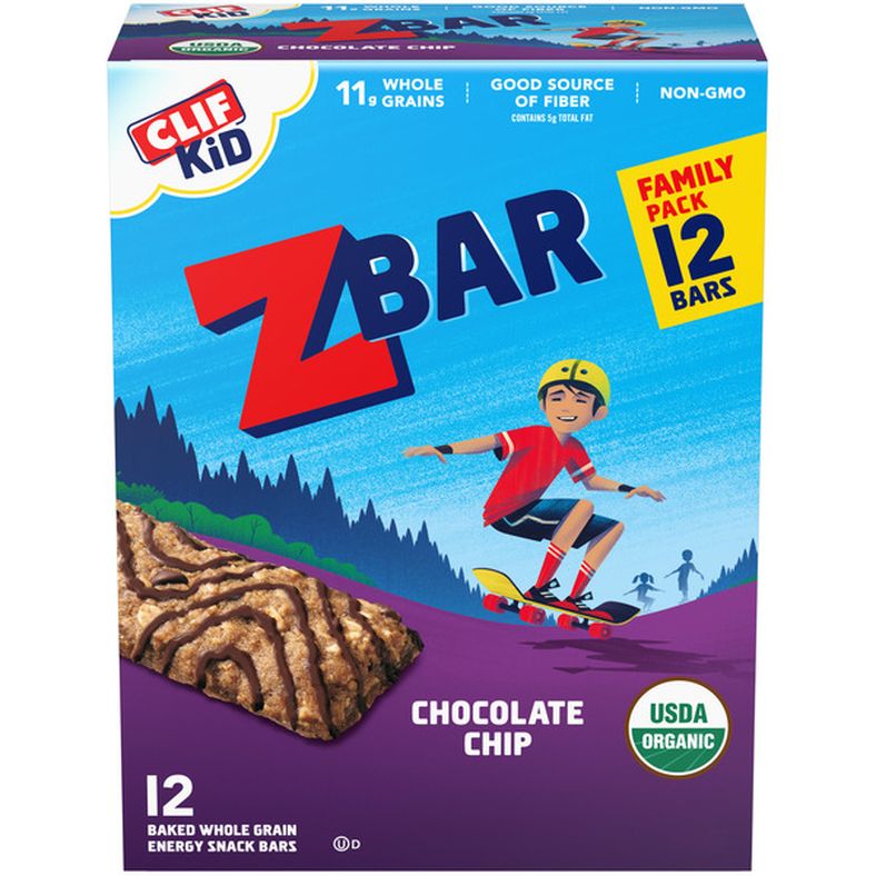 Zbar Chocolate Chip Organic Kids Snack Bars