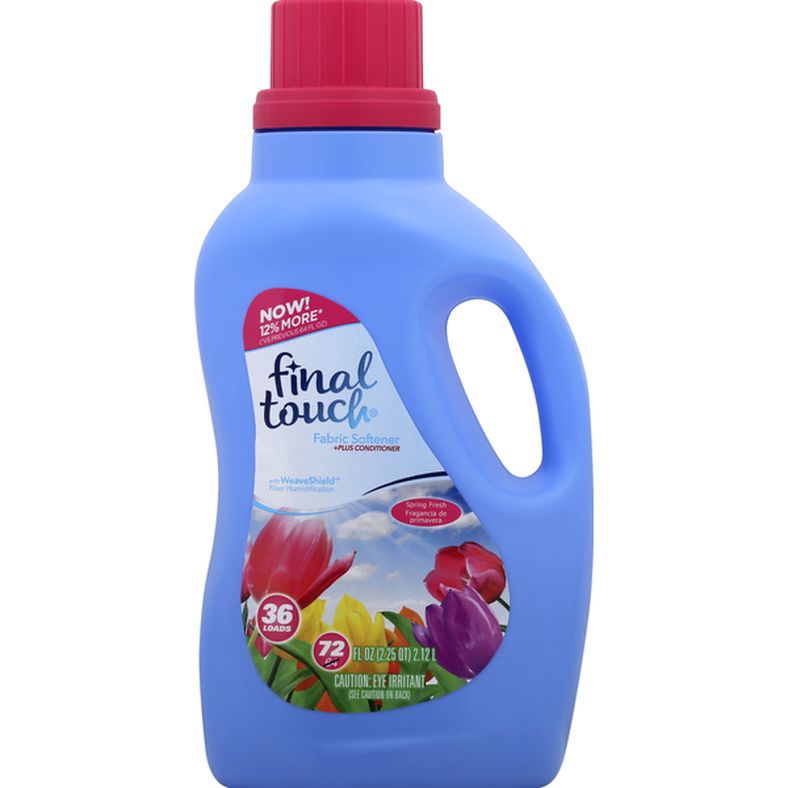 Buy Final Touch Fabric Softener, +Plus Conditioner, Spring Fresh Online ...