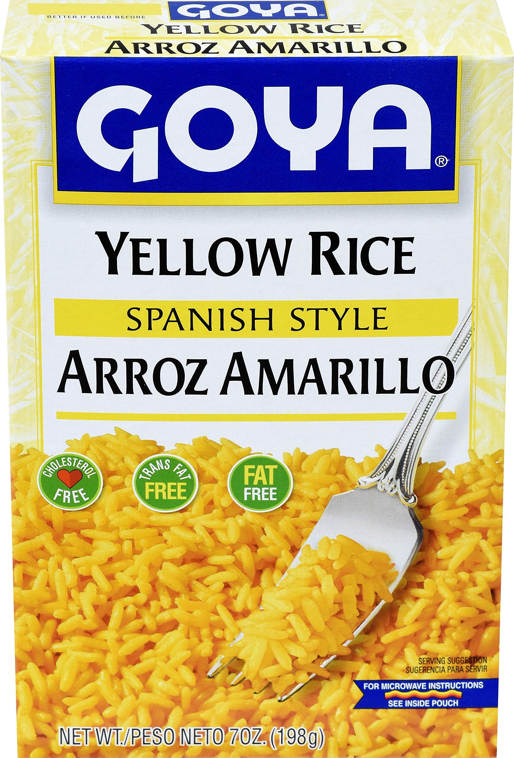 Yellow Rice In Store GOYA Foods Yellow Rice Mix 7 Ounce (Pack of 24) - StoresGo